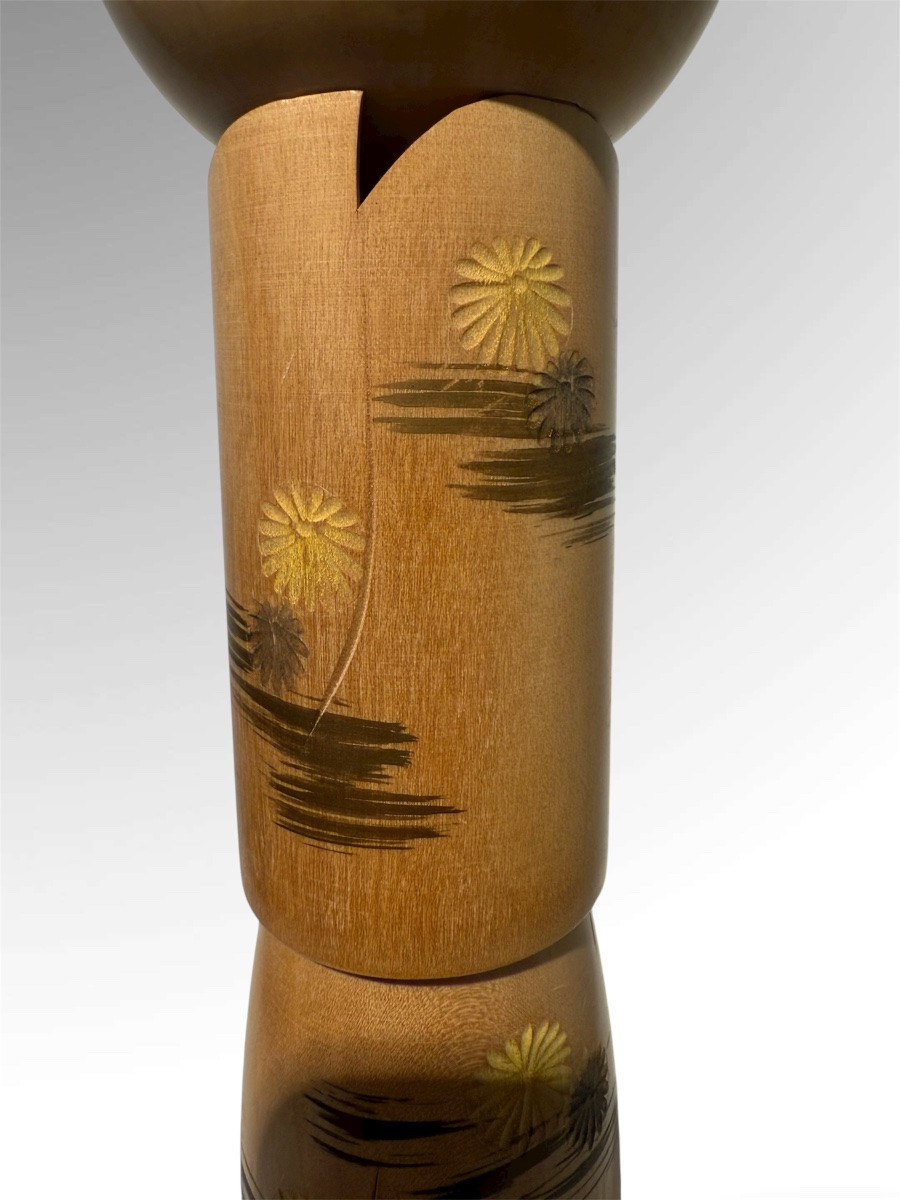 Two Sosaku Kokeshi From Sadao Kishi ,japan-photo-3