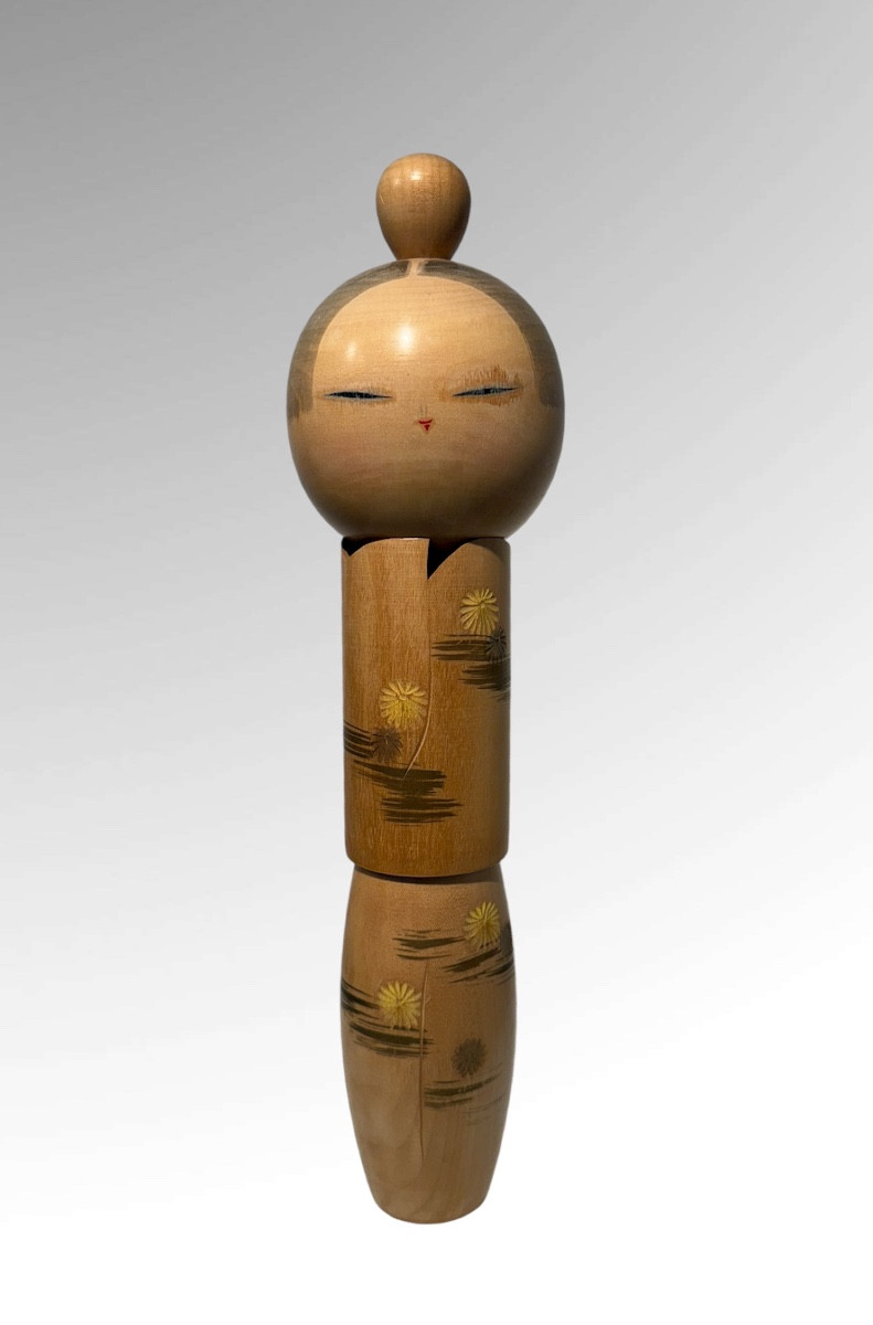 Two Sosaku Kokeshi From Sadao Kishi ,japan-photo-1
