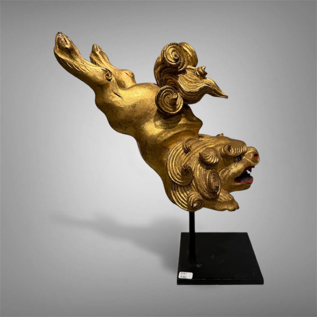 grand maedate  shishi signé Yoshimishi Edo-photo-4