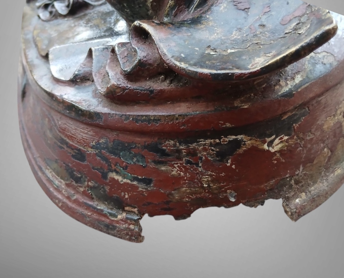 Bouddha mandalay en bronze -photo-6