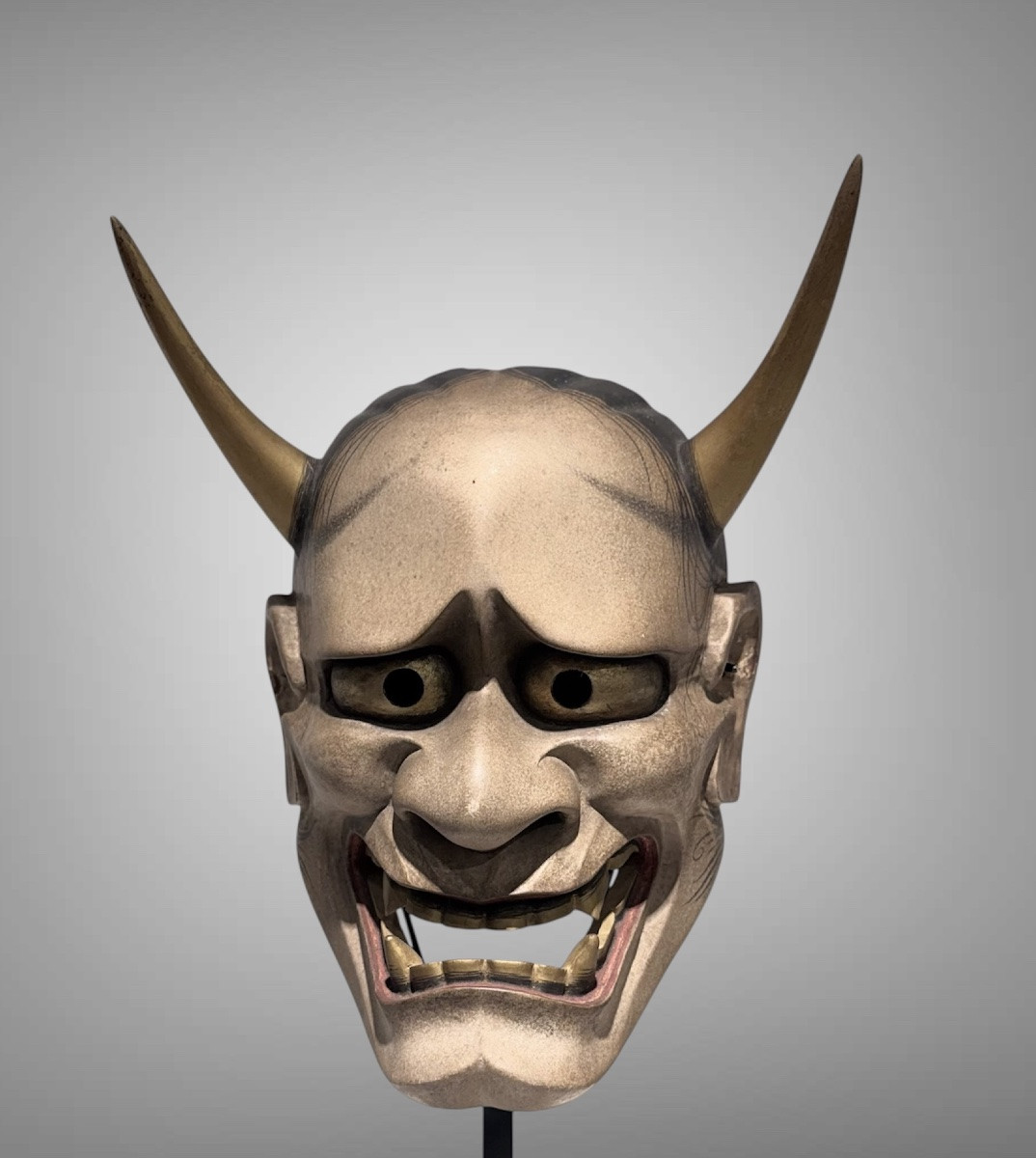 Hannya Mask Signed Ujiharu Nagasawa  National Treasure-photo-2