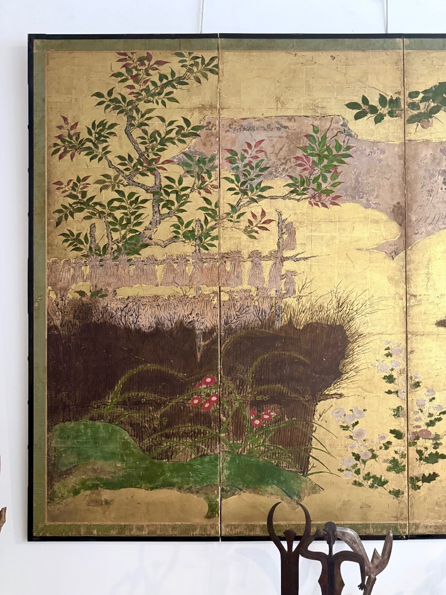 Byobu paravent japon Edo-photo-2