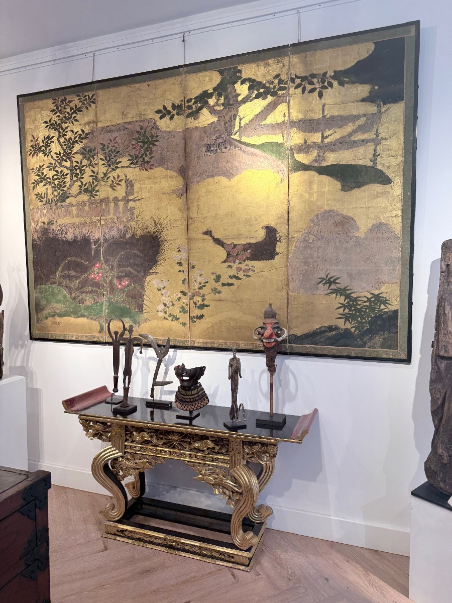 Byobu paravent japon Edo-photo-3