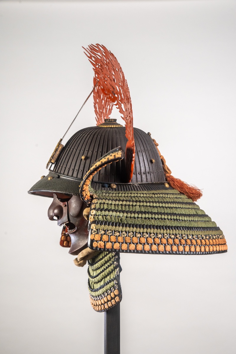 SUJI BACHI KABUTO avec wakidate Edo Japon-photo-5