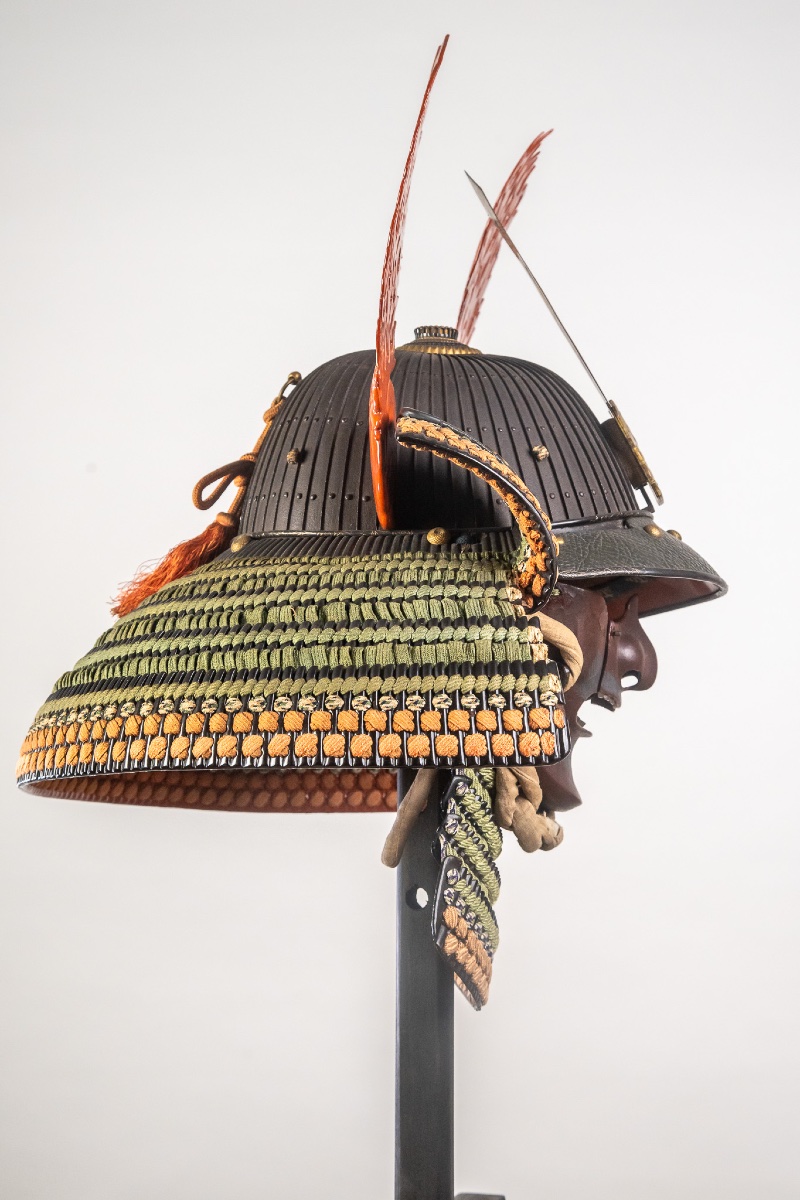 SUJI BACHI KABUTO avec wakidate Edo Japon-photo-6