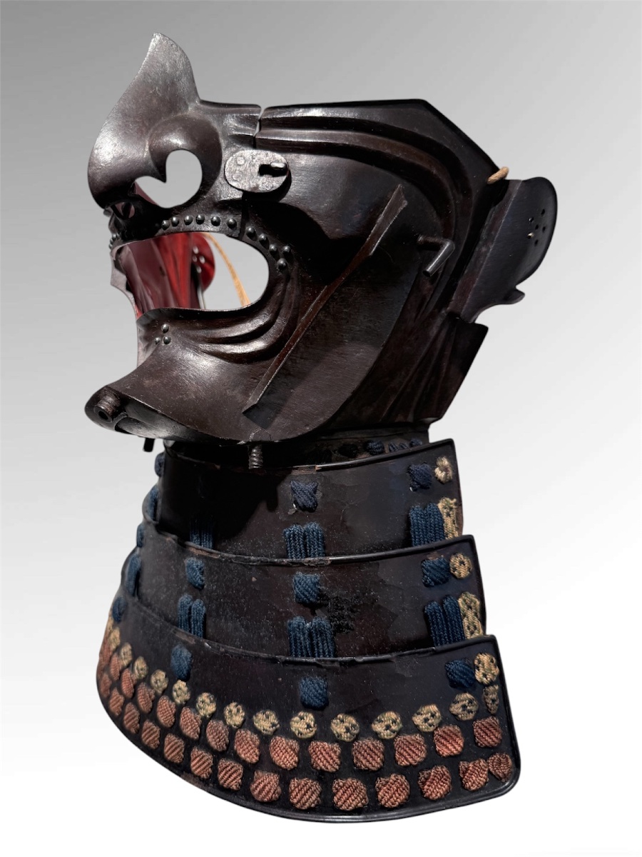 karasu tengu Menpo Edo  japon