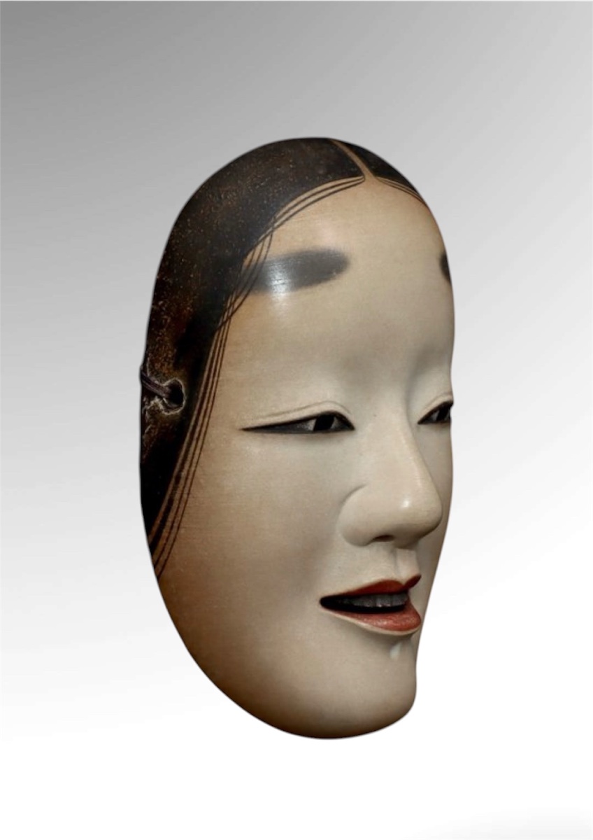 waka onna masque noh signé Ogawa gendo -photo-1