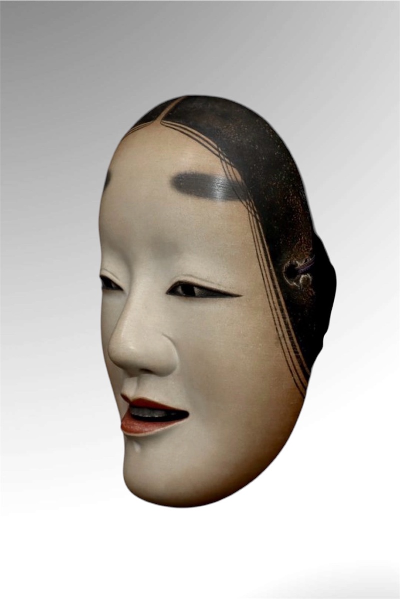 waka onna masque noh signé Ogawa gendo -photo-2