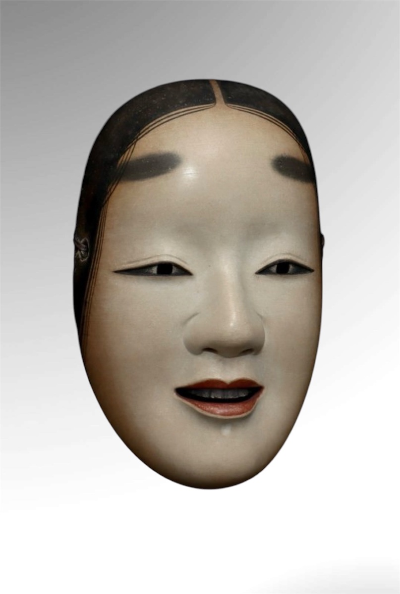 waka onna masque noh signé Ogawa gendo -photo-5