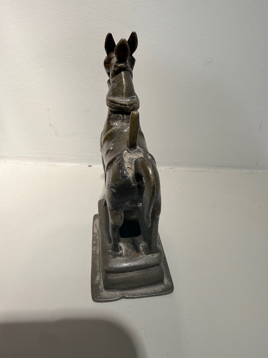 Brass Horse Dedicated To Khandoba Deccan -photo-1