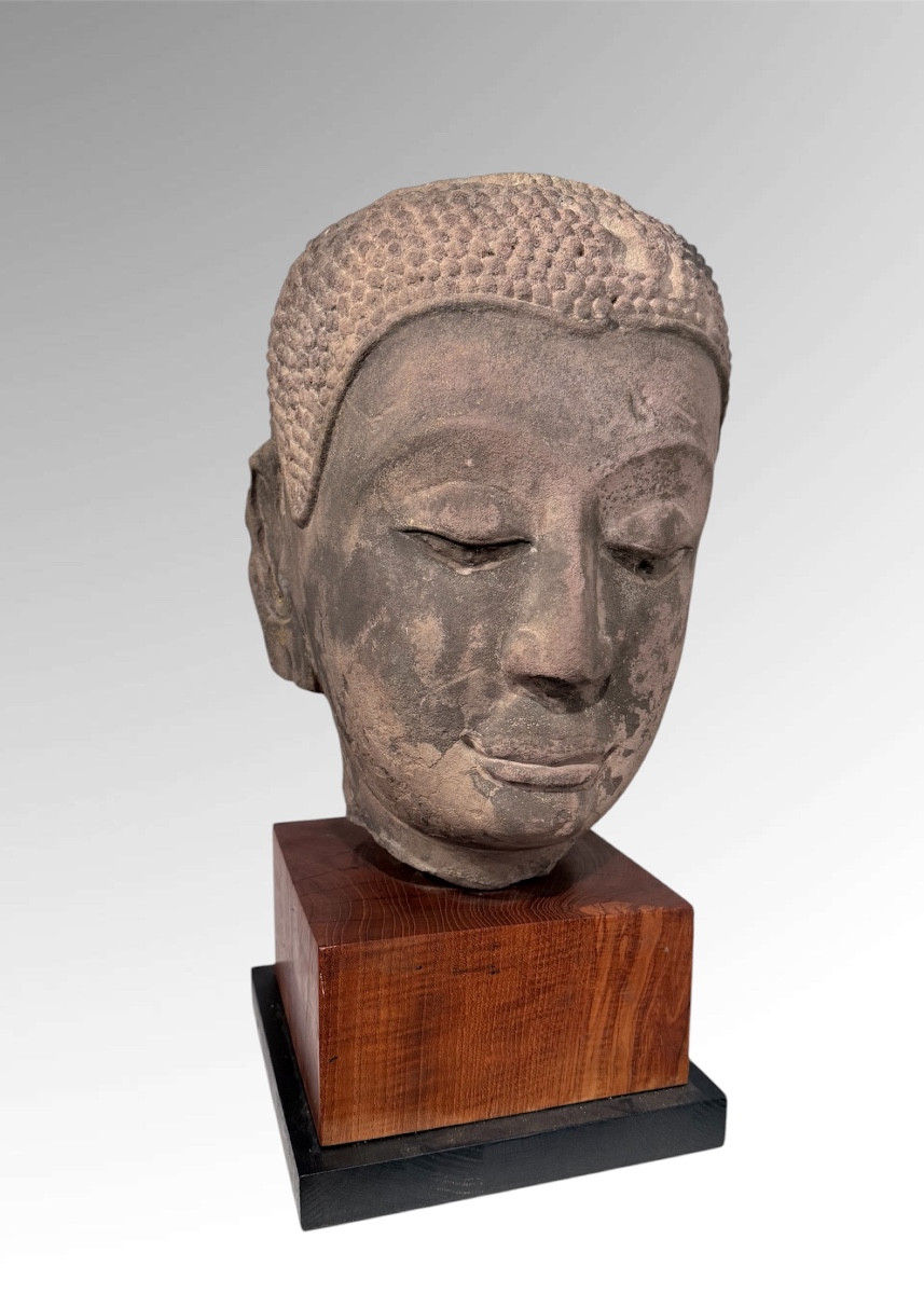 U Tong Buddha Head, Thailand