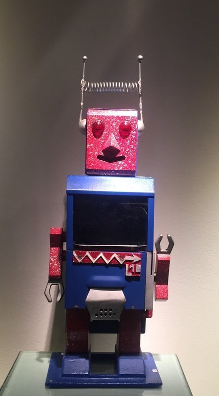  Robot ,bubble Gum Vending Machine  ,italy 60ties Rare-photo-4