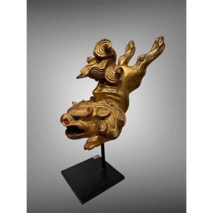 grand maedate  shishi signé Yoshimishi Edo