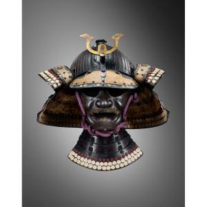 Suji bachi kabuto orné de shakudo