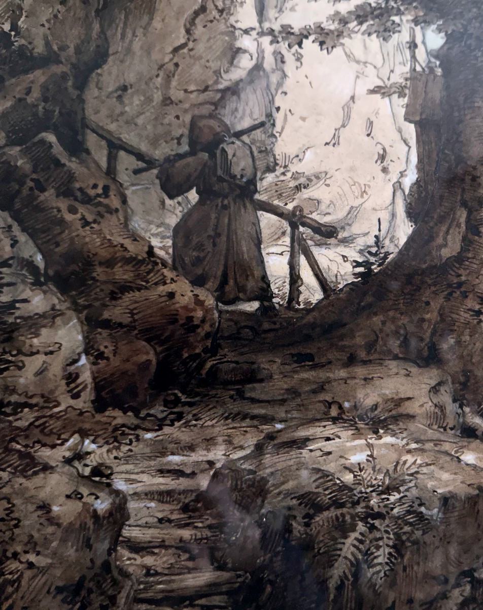 "Otto WAGNER, Moine sur un chemin de montagne"-photo-3