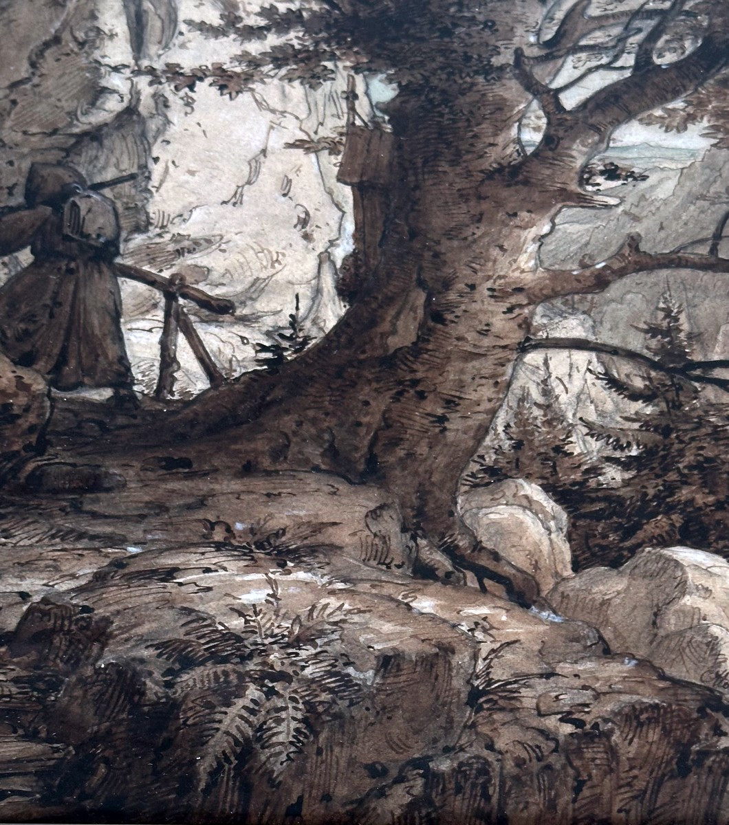 "Otto WAGNER, Moine sur un chemin de montagne"-photo-4