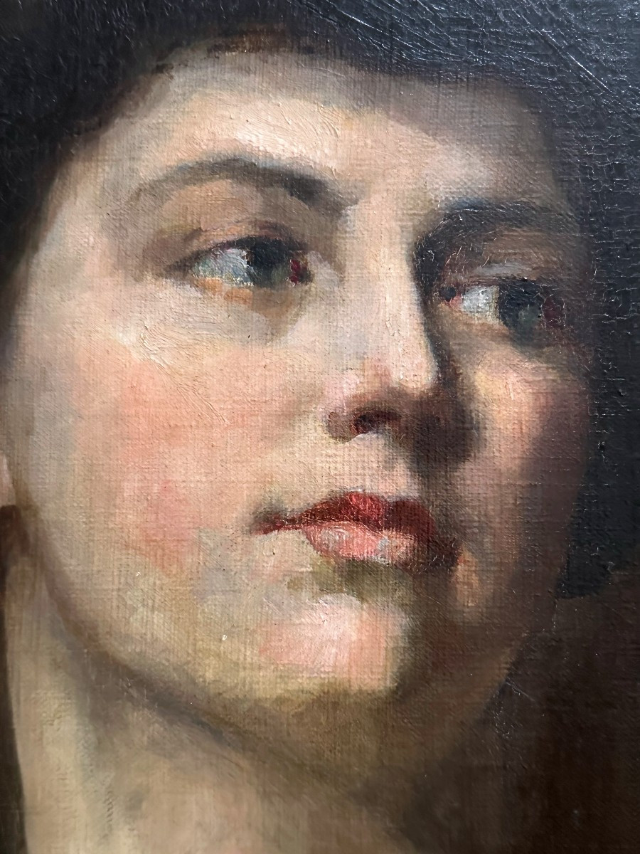 "french School, 19th Century, Bust Of A Young Woman"-photo-4