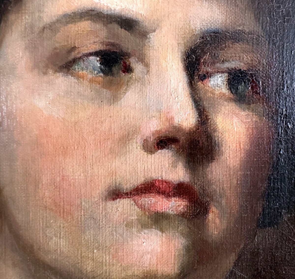 "french School, 19th Century, Bust Of A Young Woman"-photo-1