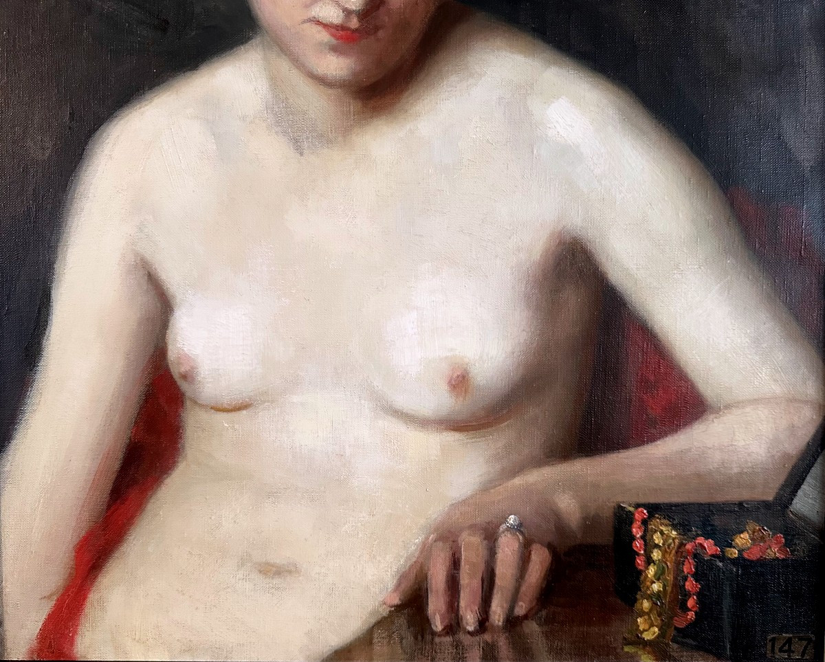 "marguerite Des Fontaines, Portrait Of A Woman With Jewels"-photo-1