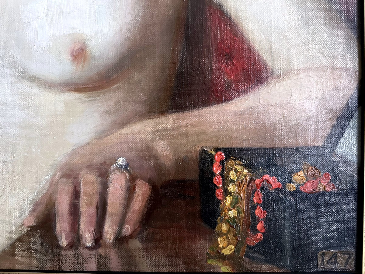 "marguerite Des Fontaines, Portrait Of A Woman With Jewels"-photo-3