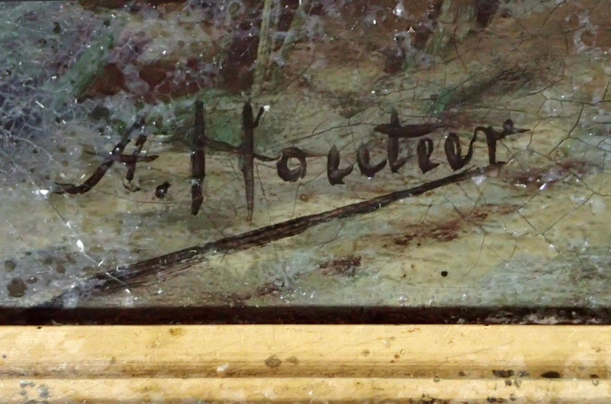 "August HÖRTER, Cavalier à l'aube naissant"-photo-7