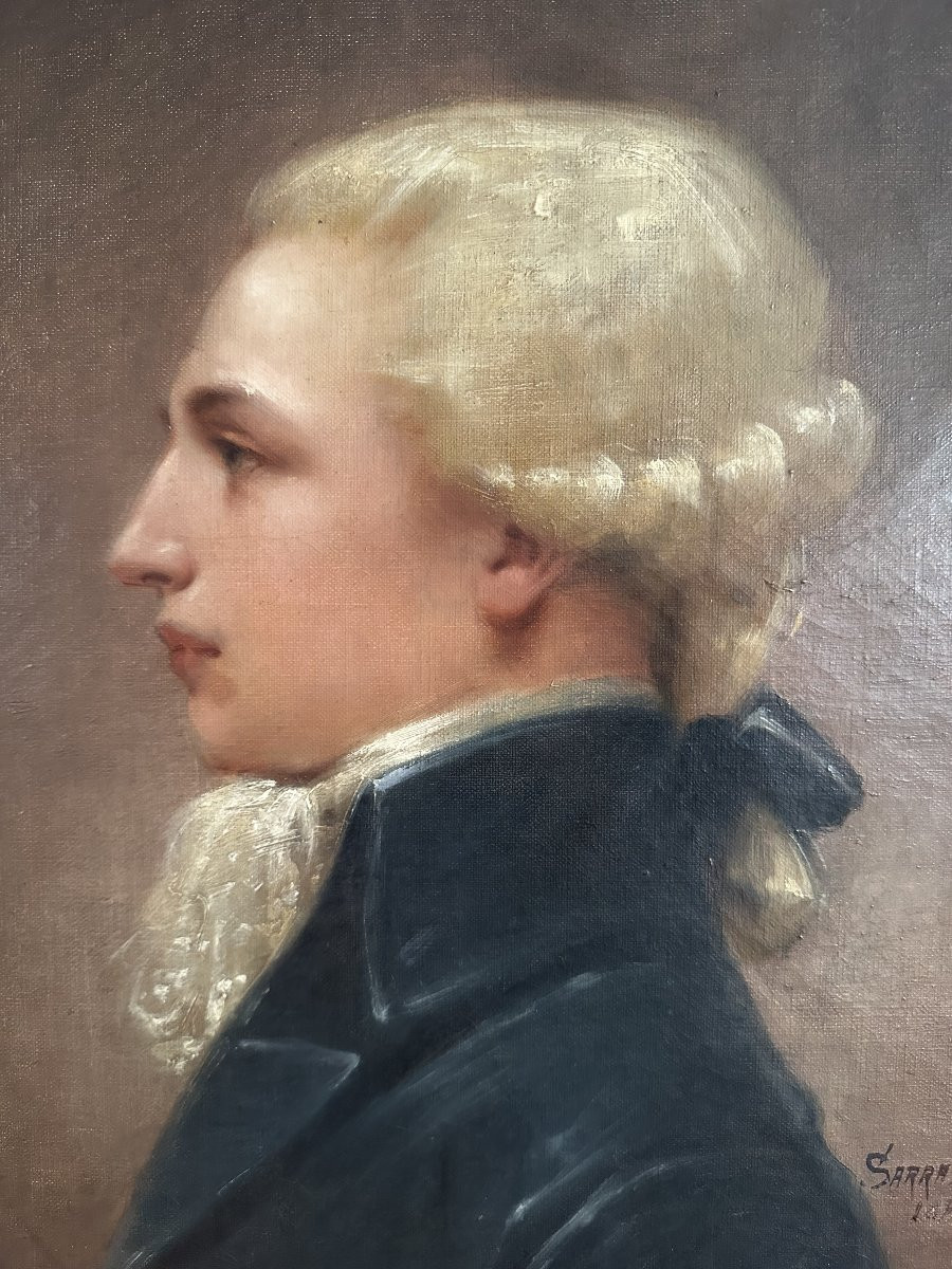 "auguste Jean Baptiste Paquier-sarrasin, Portrait Of A Gentleman"-photo-4