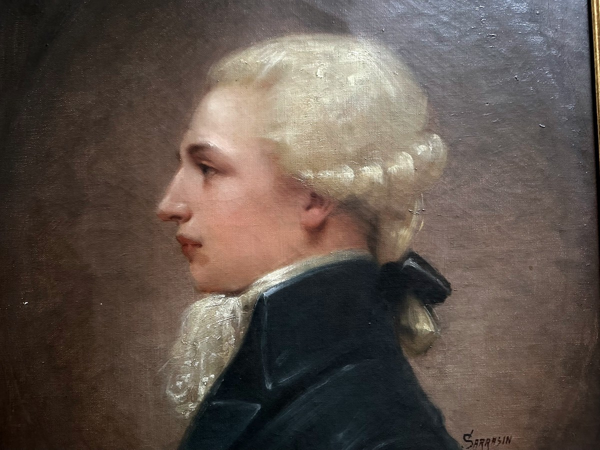 "auguste Jean Baptiste Paquier-sarrasin, Portrait Of A Gentleman"-photo-4