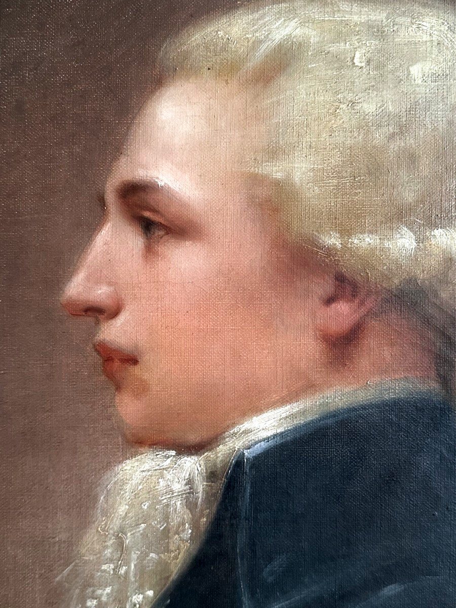 "auguste Jean Baptiste Paquier-sarrasin, Portrait Of A Gentleman"-photo-2