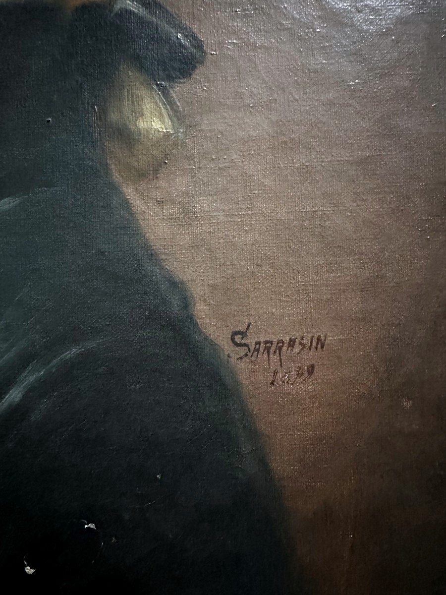 "auguste Jean Baptiste Paquier-sarrasin, Portrait Of A Gentleman"-photo-5
