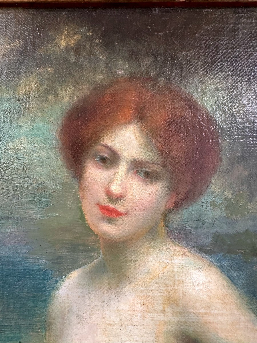 "Eugène CHAFFANEL, Nu dans un paysage"-photo-1