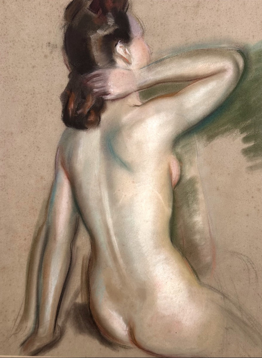 "albert François Genta, Two Female Nudes From Behind"-photo-6