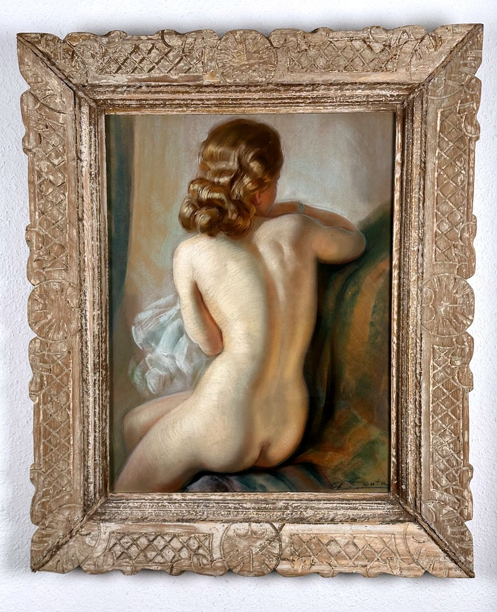 "albert François Genta, Two Female Nudes From Behind"
