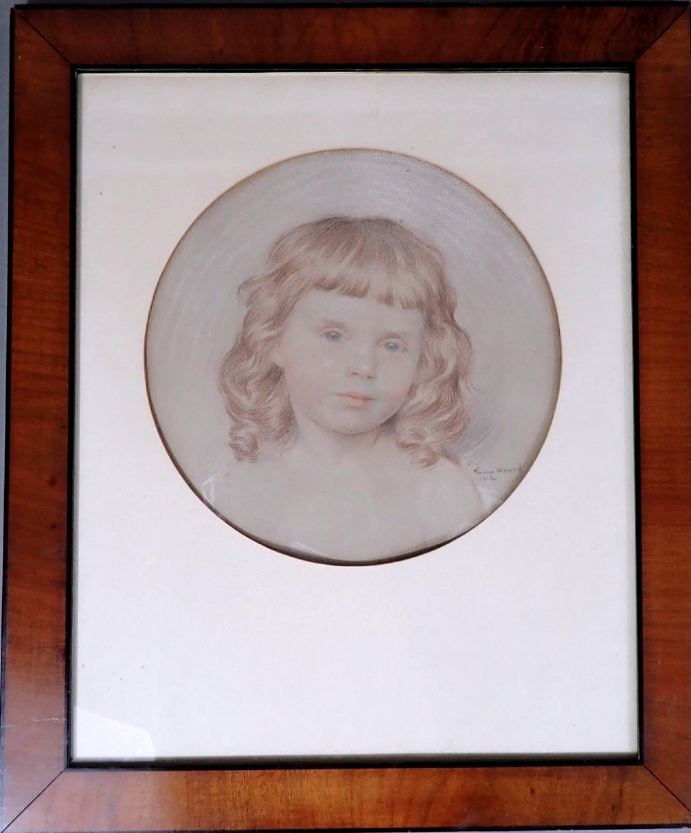 "Lucien Hector MONOD, Portrait d'enfant"-photo-2