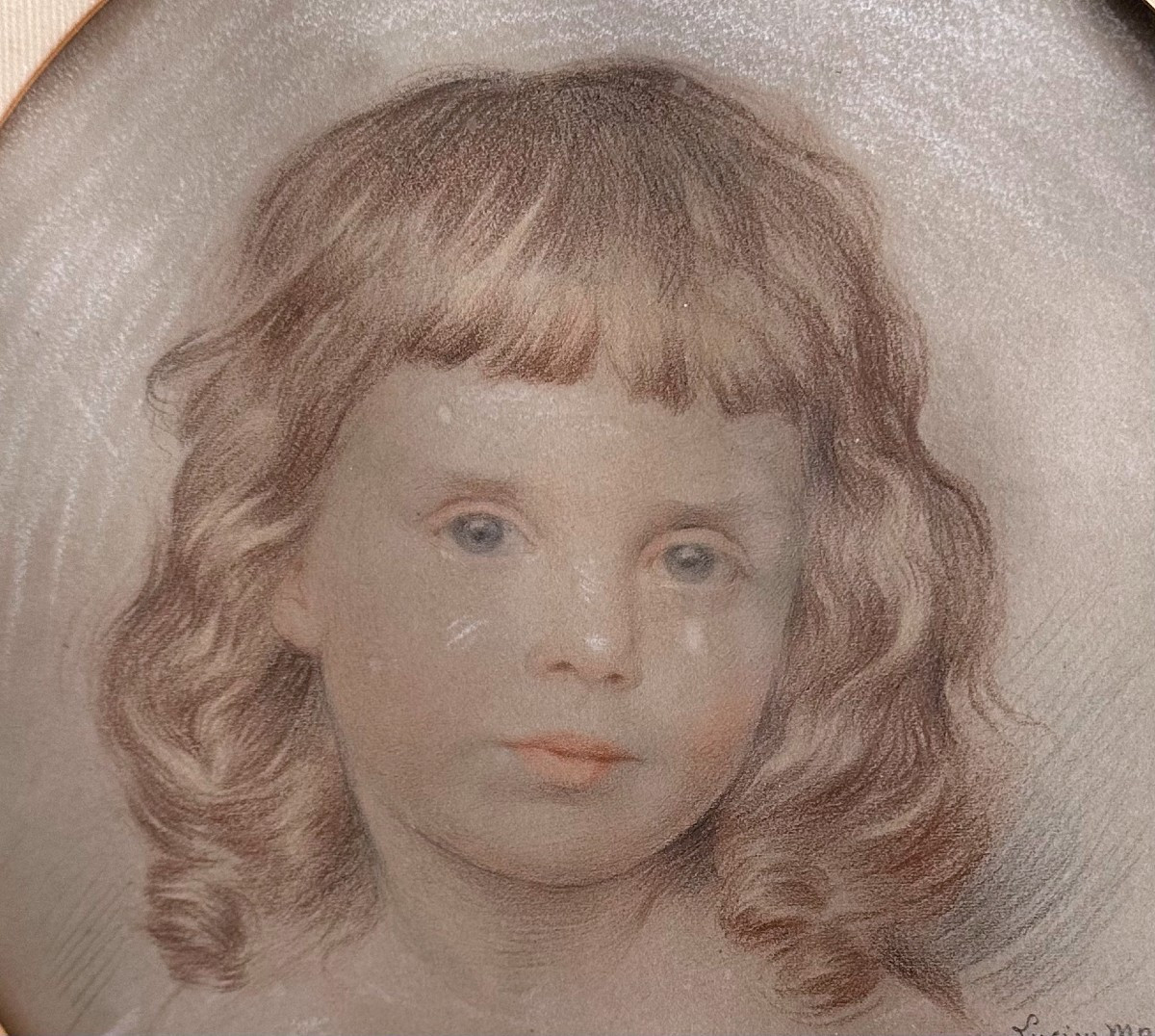 "Lucien Hector MONOD, Portrait d'enfant"-photo-3