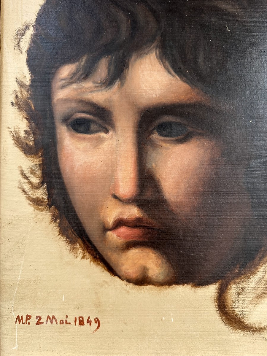 "french School, 19th Century, Study Of A Head"-photo-1