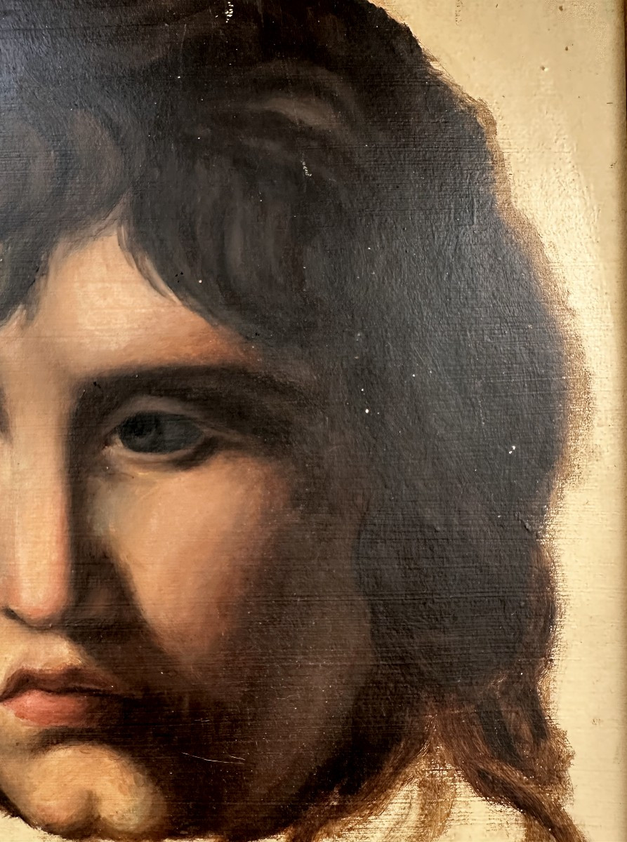 "french School, 19th Century, Study Of A Head"-photo-3
