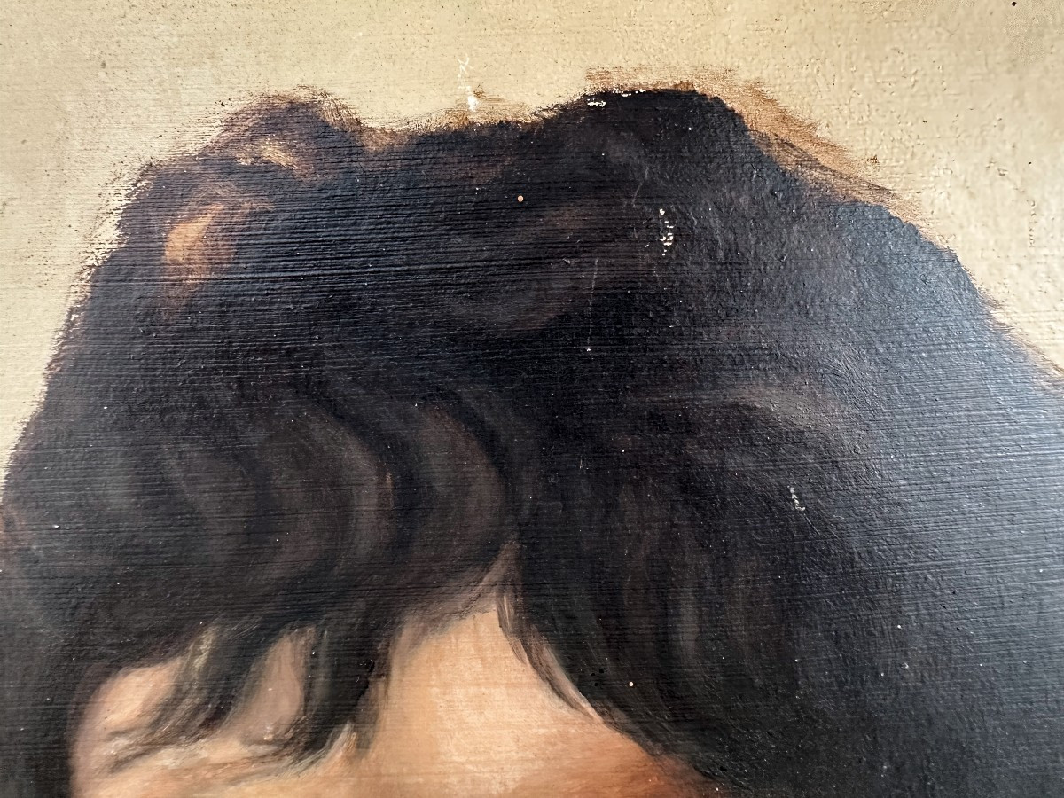 "french School, 19th Century, Study Of A Head"-photo-4