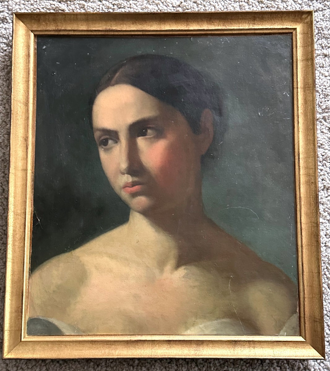"french School, 19th Century, Bust Of A Woman"