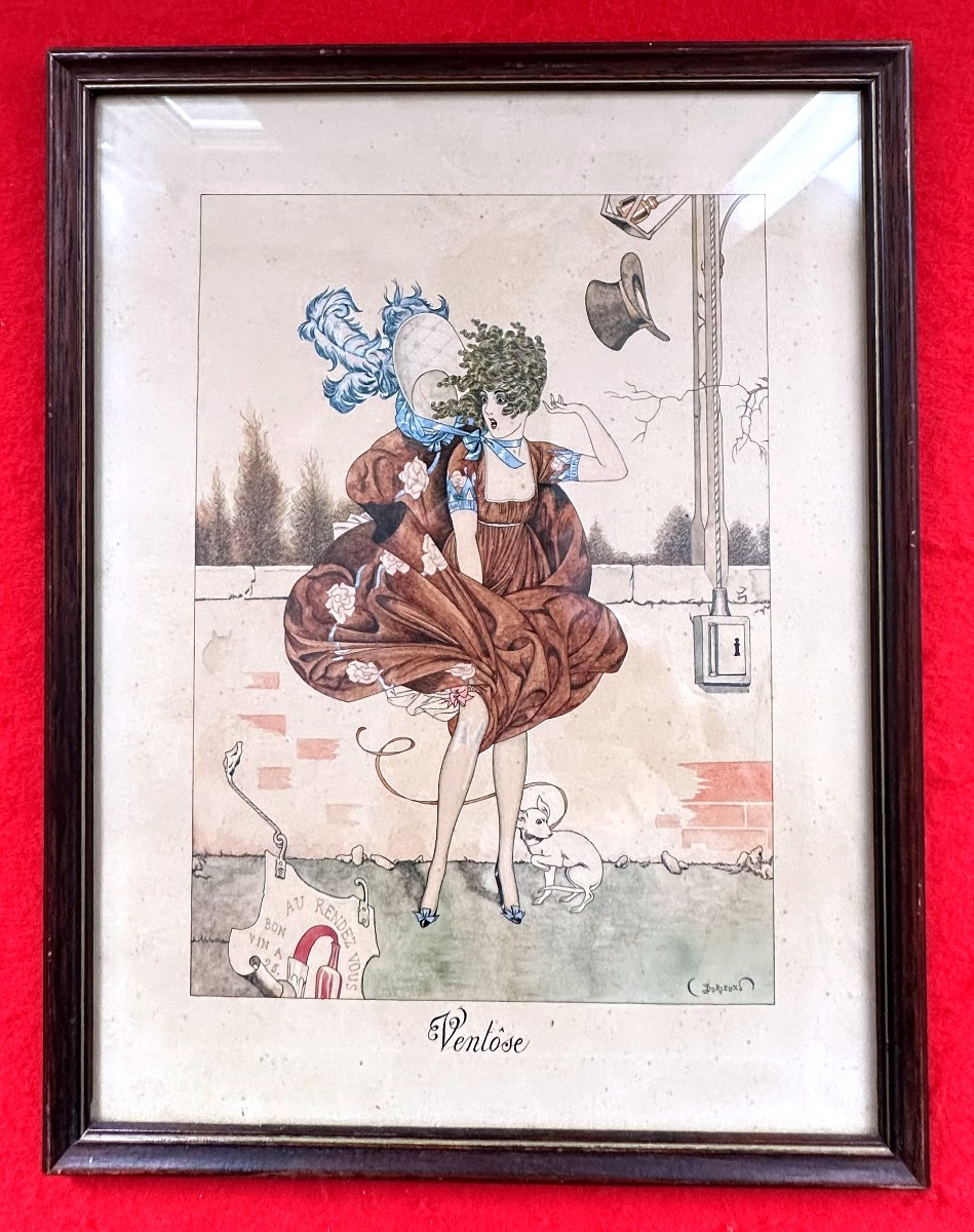 "DURIEUX, Aquarelle Ventôse"-photo-2