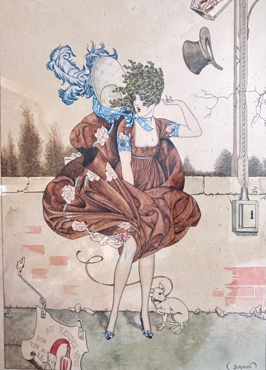 "DURIEUX, Aquarelle Ventôse"-photo-3