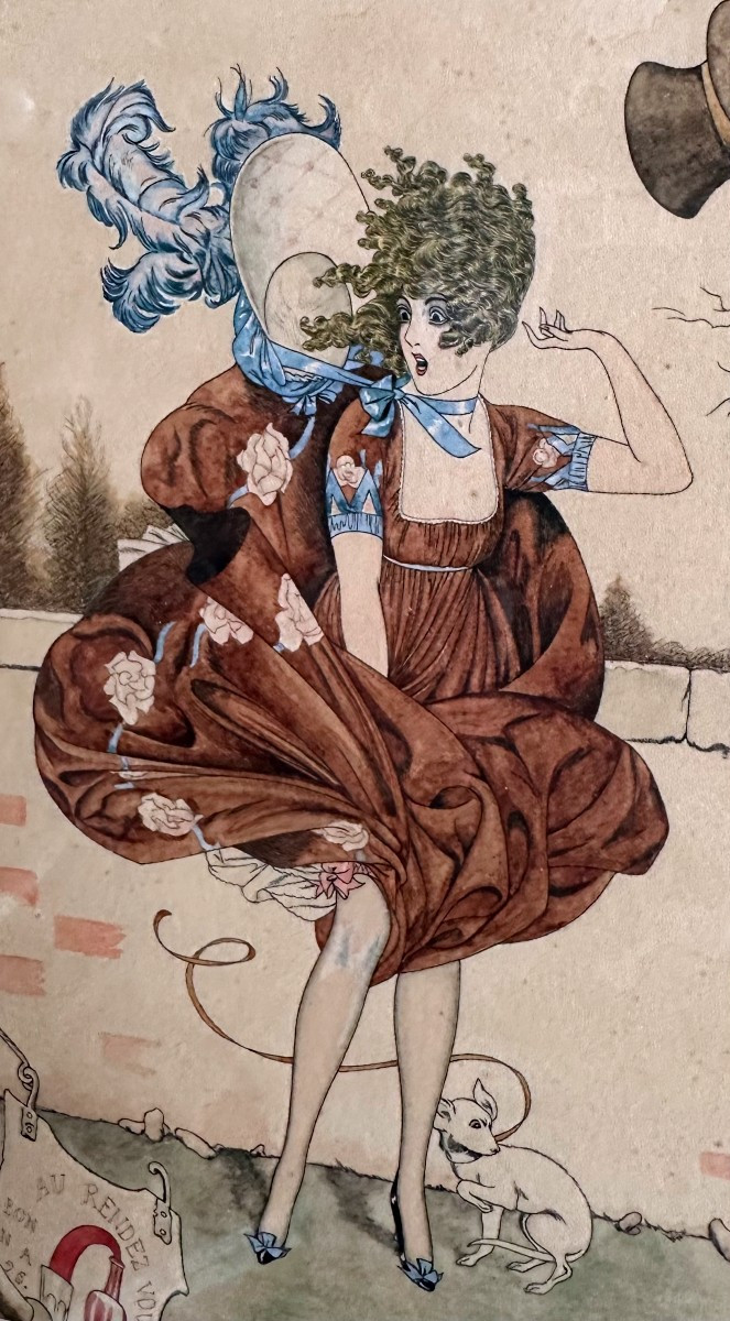 "durieux, Four Watercolors, Ventôse, Prairial, Vendémiaire, Brumaire-photo-2