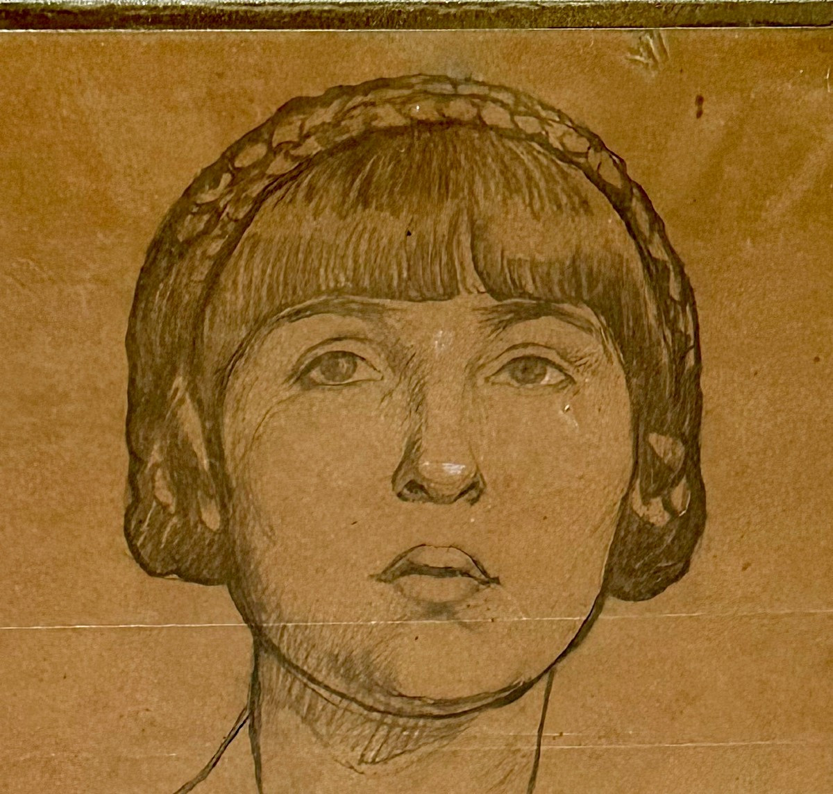 "LAURENS Paul Albert, Portrait de femme"-photo-4