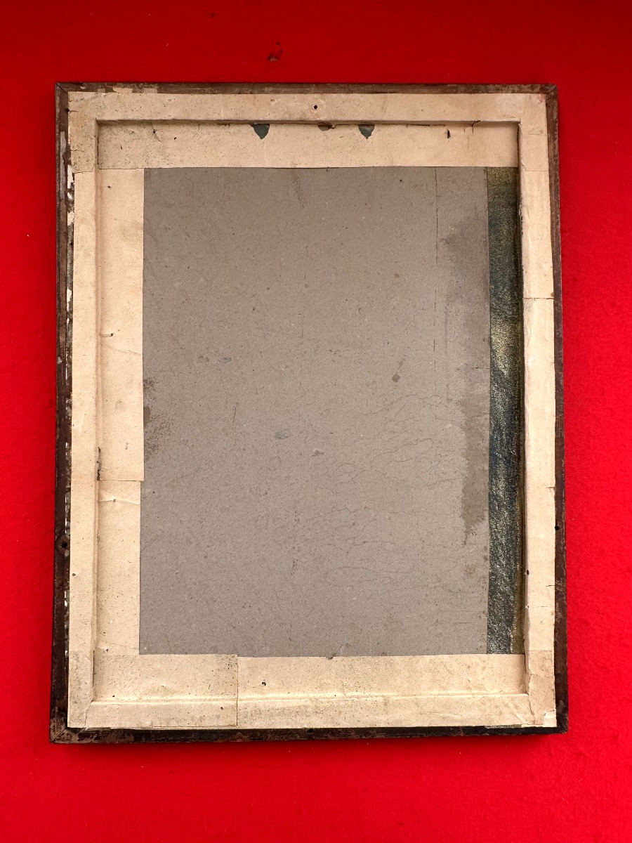 ECOLE FRANCAISE  de la fin du XIXème siècle, Jeune femme tenant un face à main-photo-4