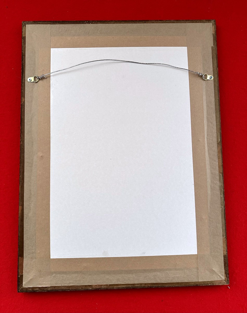 ECOLE FRANÇAISE du début du XXème siècle, Dessin, PROFIL DE JEUNE FEMME-photo-2