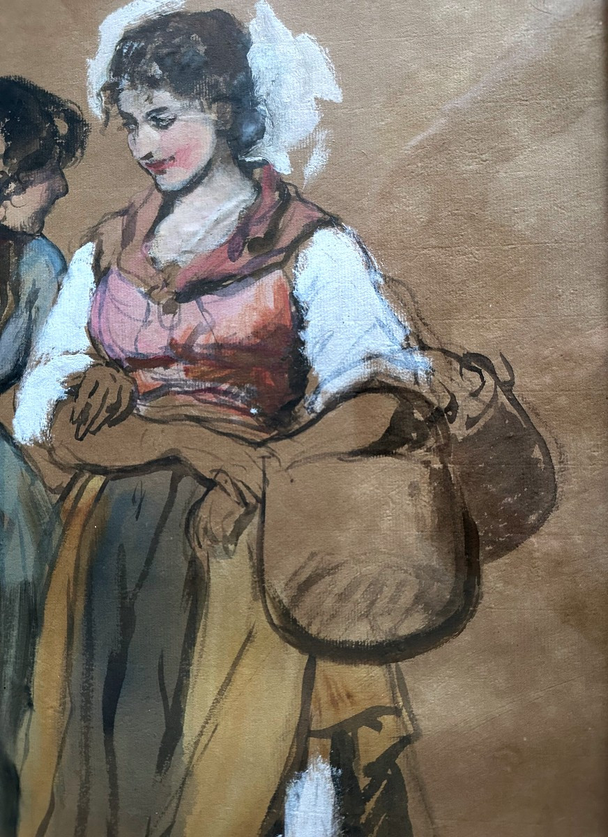 "BLAAS Eugen Alfons de, Gouache et aquarelle"-photo-3