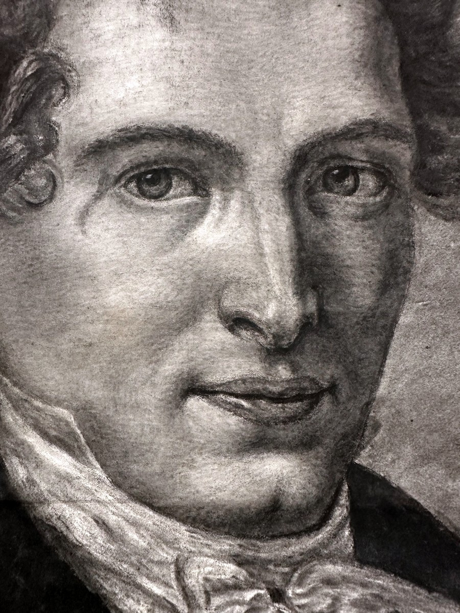 Louise Basbayon Du Maine, Portrait Of Monsieur Basbayon Du Maine, 1845-photo-4