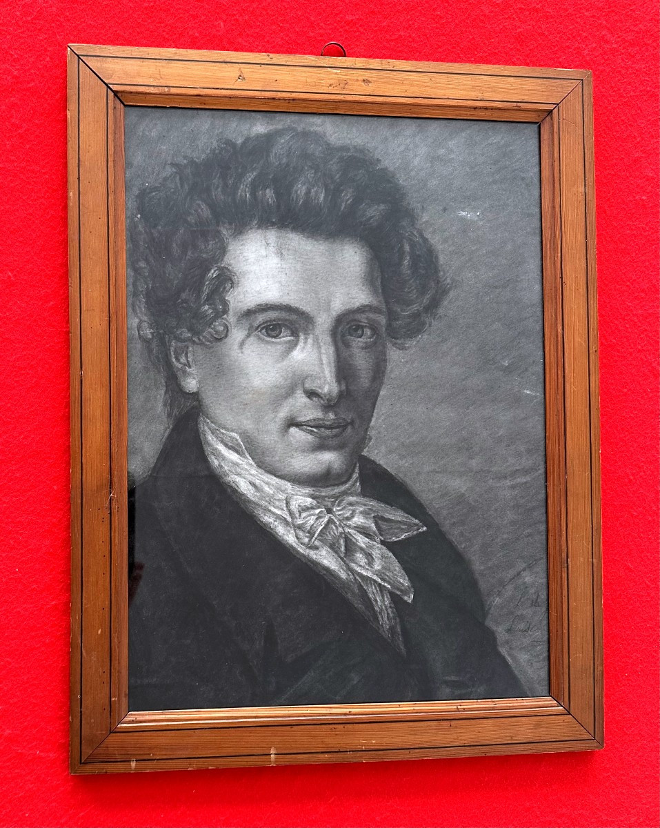 Louise Basbayon Du Maine, Portrait Of Monsieur Basbayon Du Maine, 1845-photo-4