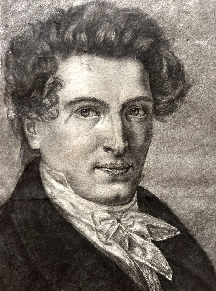 Louise Basbayon Du Maine, Portrait Of Monsieur Basbayon Du Maine, 1845
