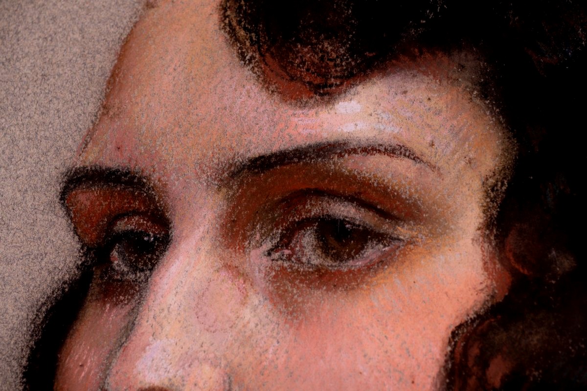 François-maurice Roganeau, Elégante à La Rose Et Au Châle, Portrait Of Mme Roganeau, 1930-photo-4