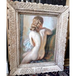 "Albert François GENTA, Deux Nus féminins de dos"